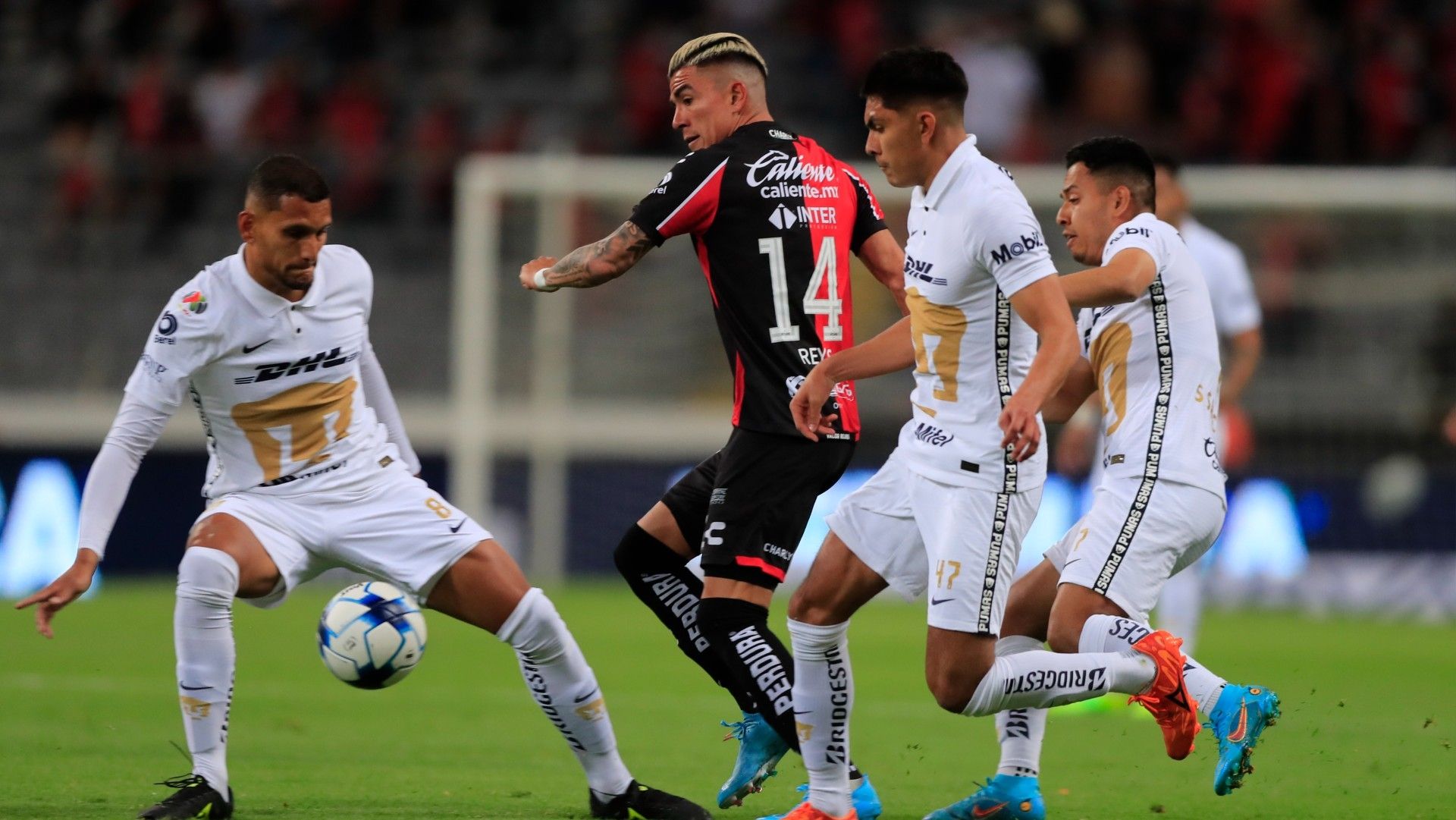 Atlas Pumas Luis Reyes Higor Meritao Ricardo Galindo