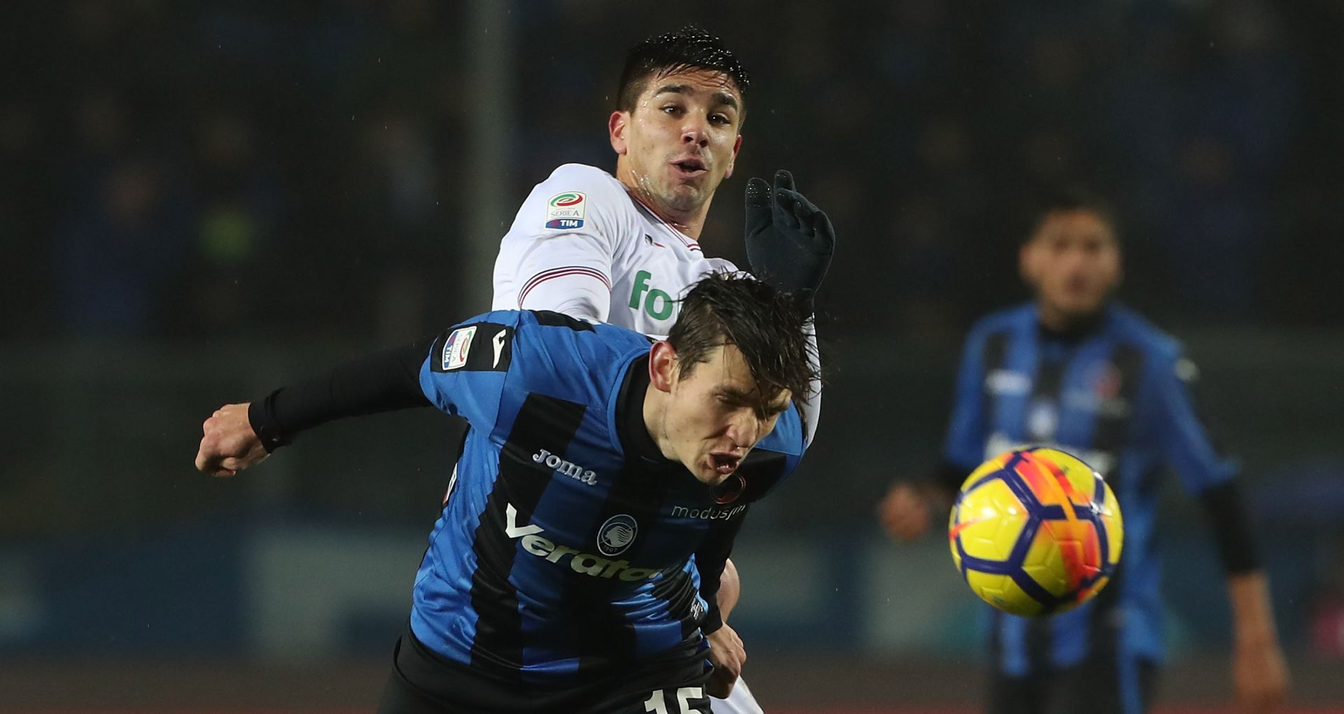 Marten De Roon Giovanni Simeone Atalanta Fiorentina Serie A