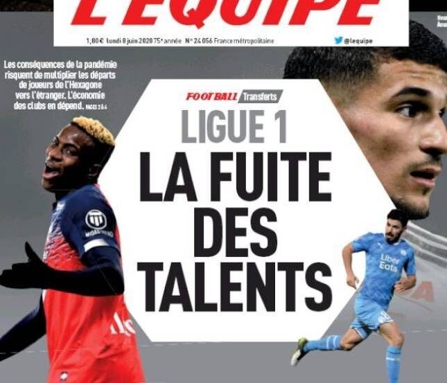 newspapers 8 June embed only L'Equipe