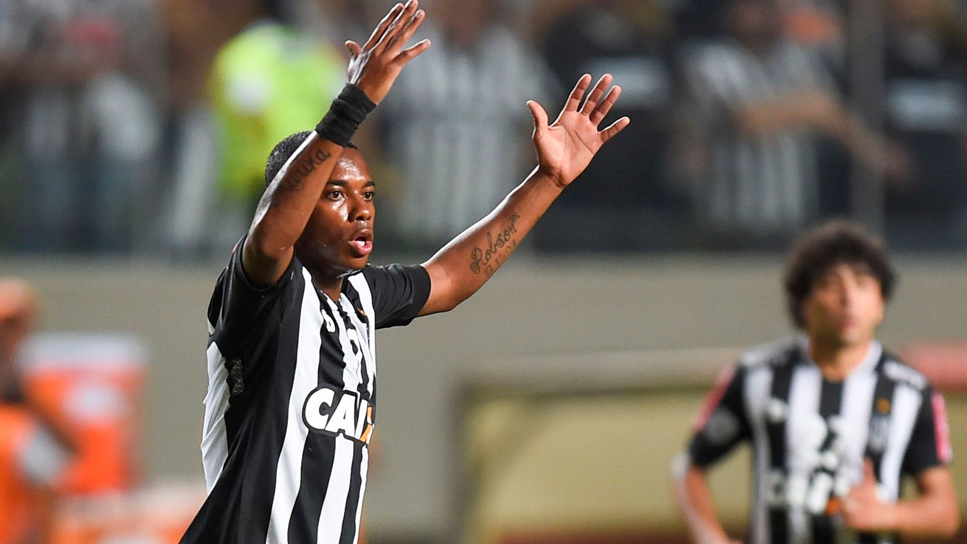 Robinho Atlético Mineiro v Independiente del Valle Copa Libertadores 24022016