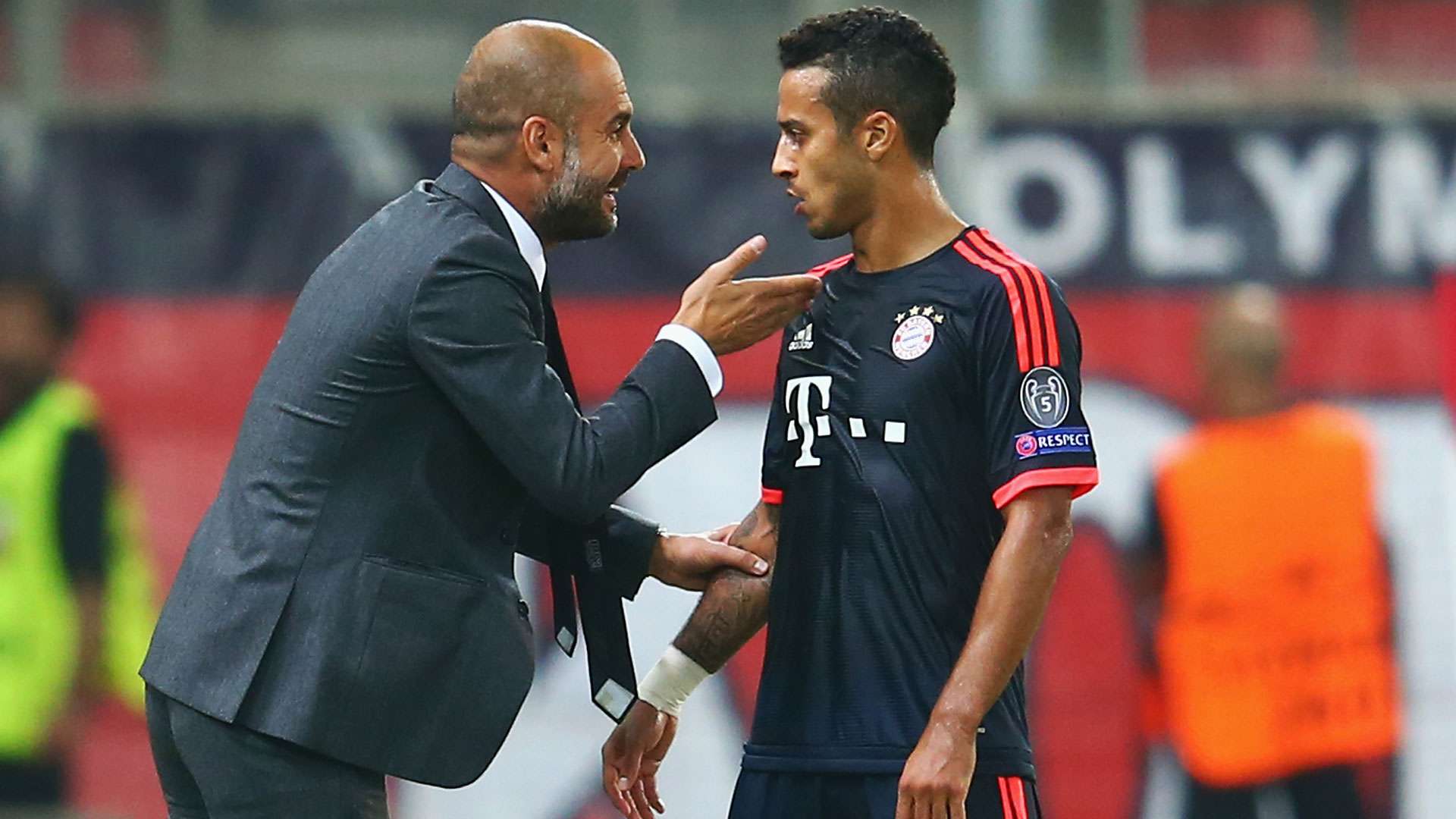 Thiago Alcantara Pep Guardiola Bayern Munich