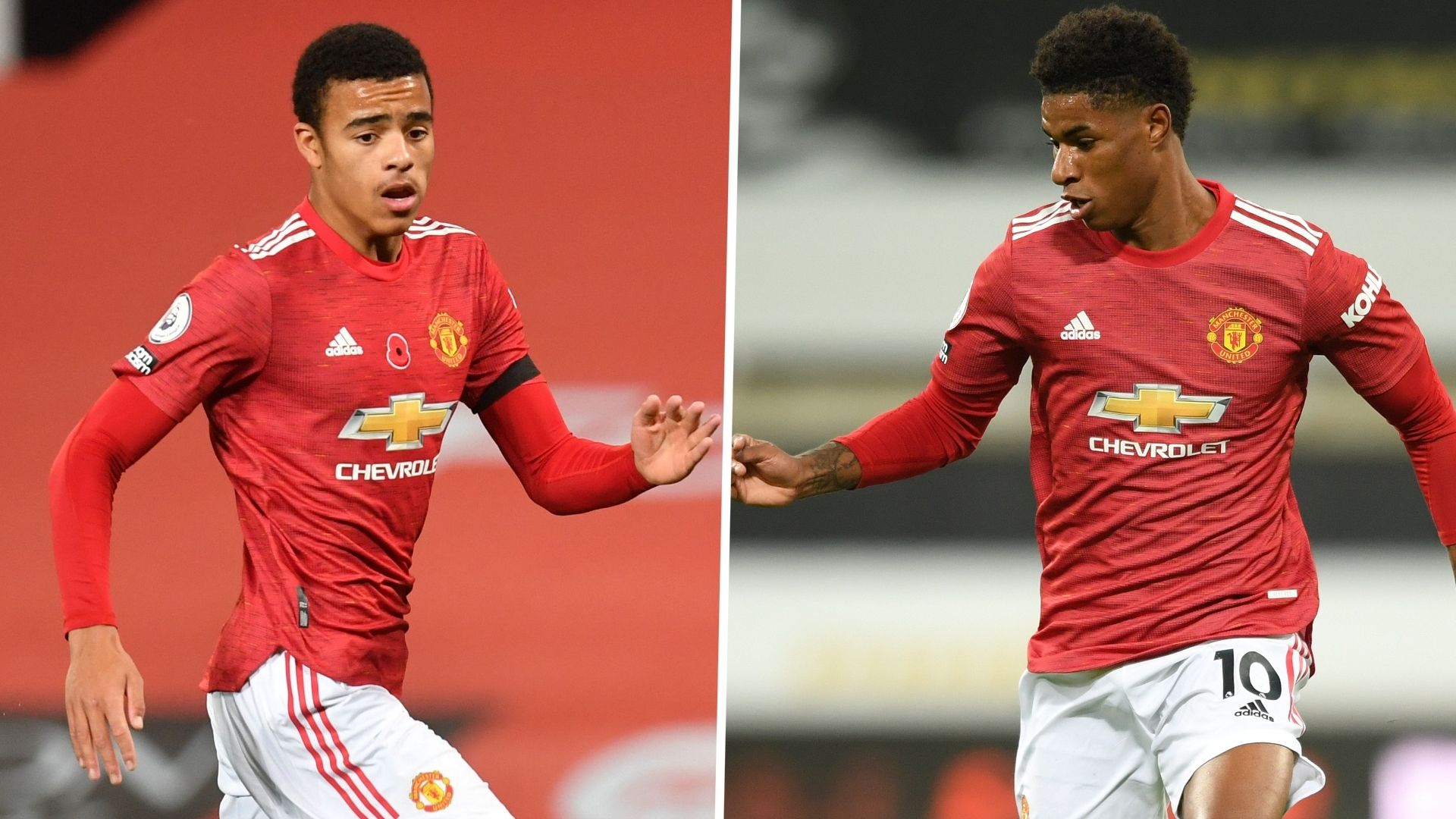 Mason Greenwood Marcus Rashford