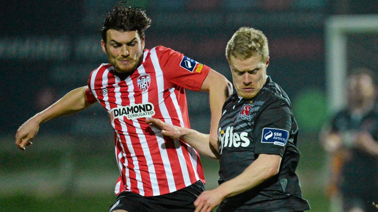 Philip Lowry Daryl Horgan Derry City Dundalk 13032015