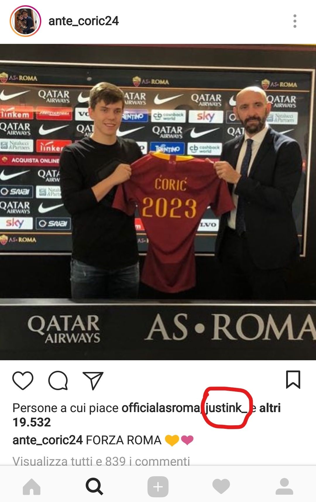 Instagram Kluivert Coric