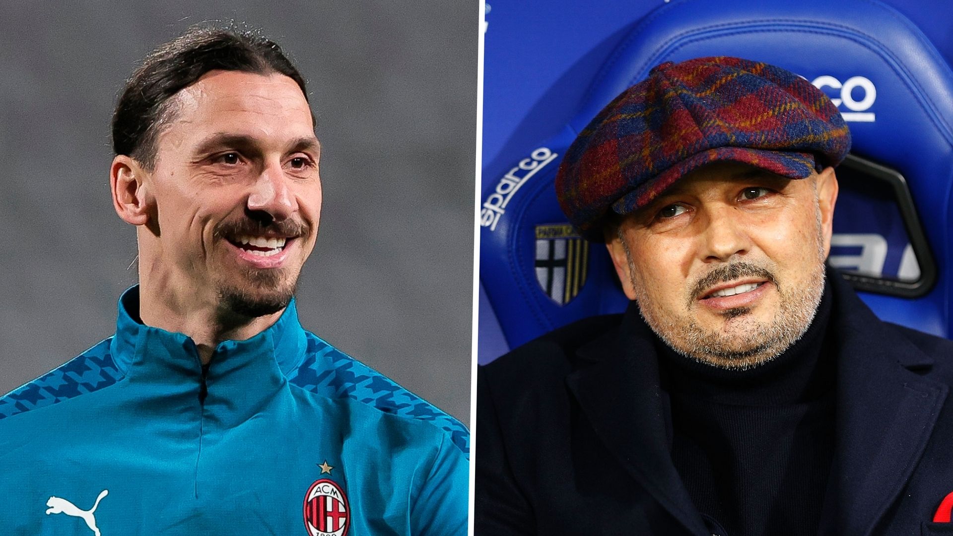 Zlatan Ibrahimovic Sinisa Mihajlovic Milan Bologna collage