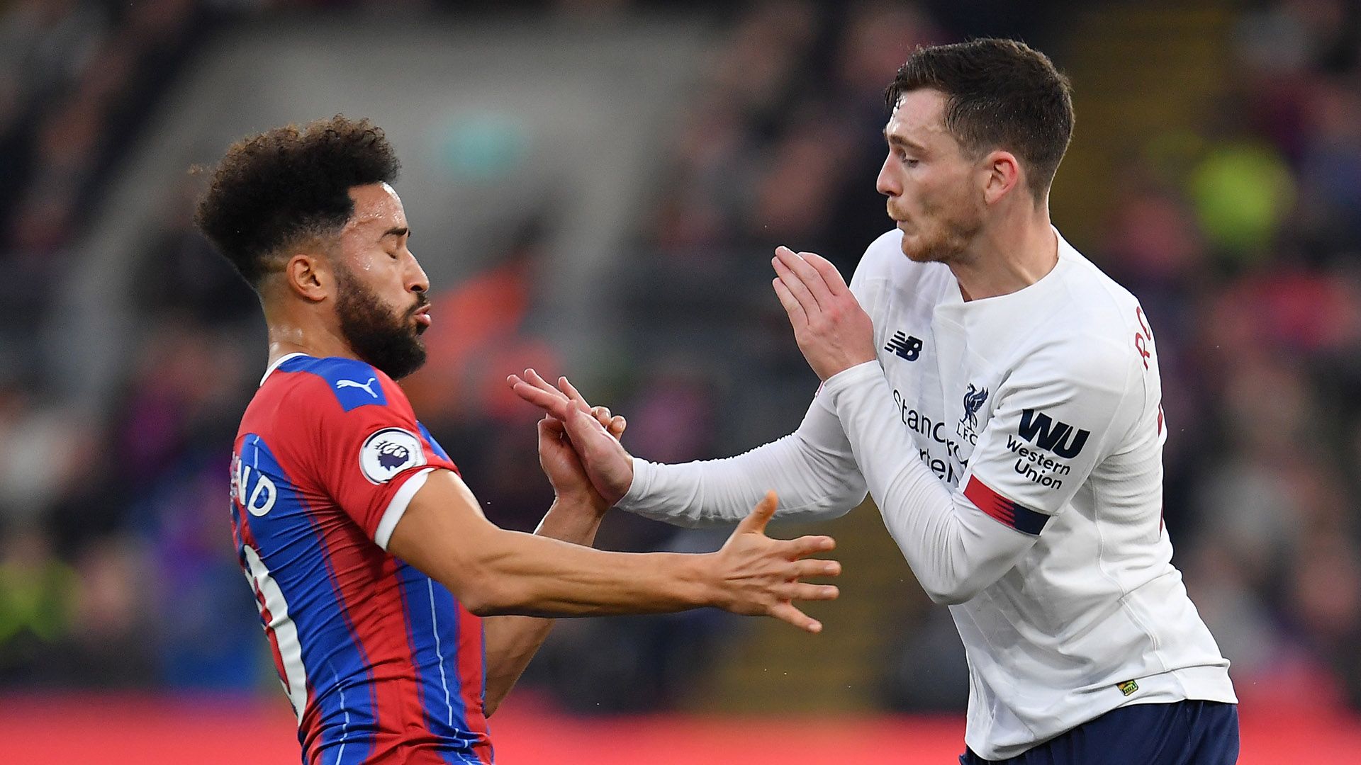 Andros Townsend Andy Robertson Crystal Palace Liverpool