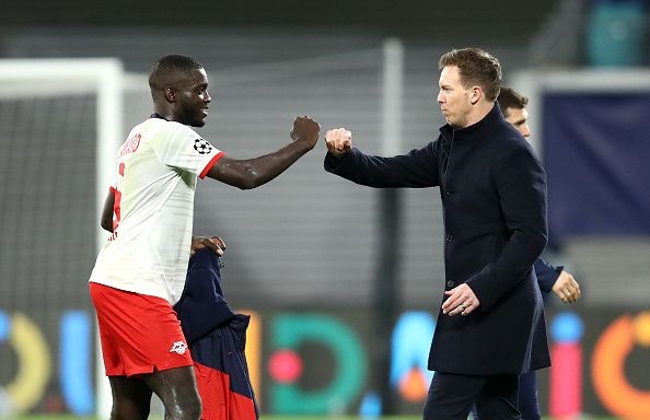 Dayot Upamecano & Julian Nagelsmann