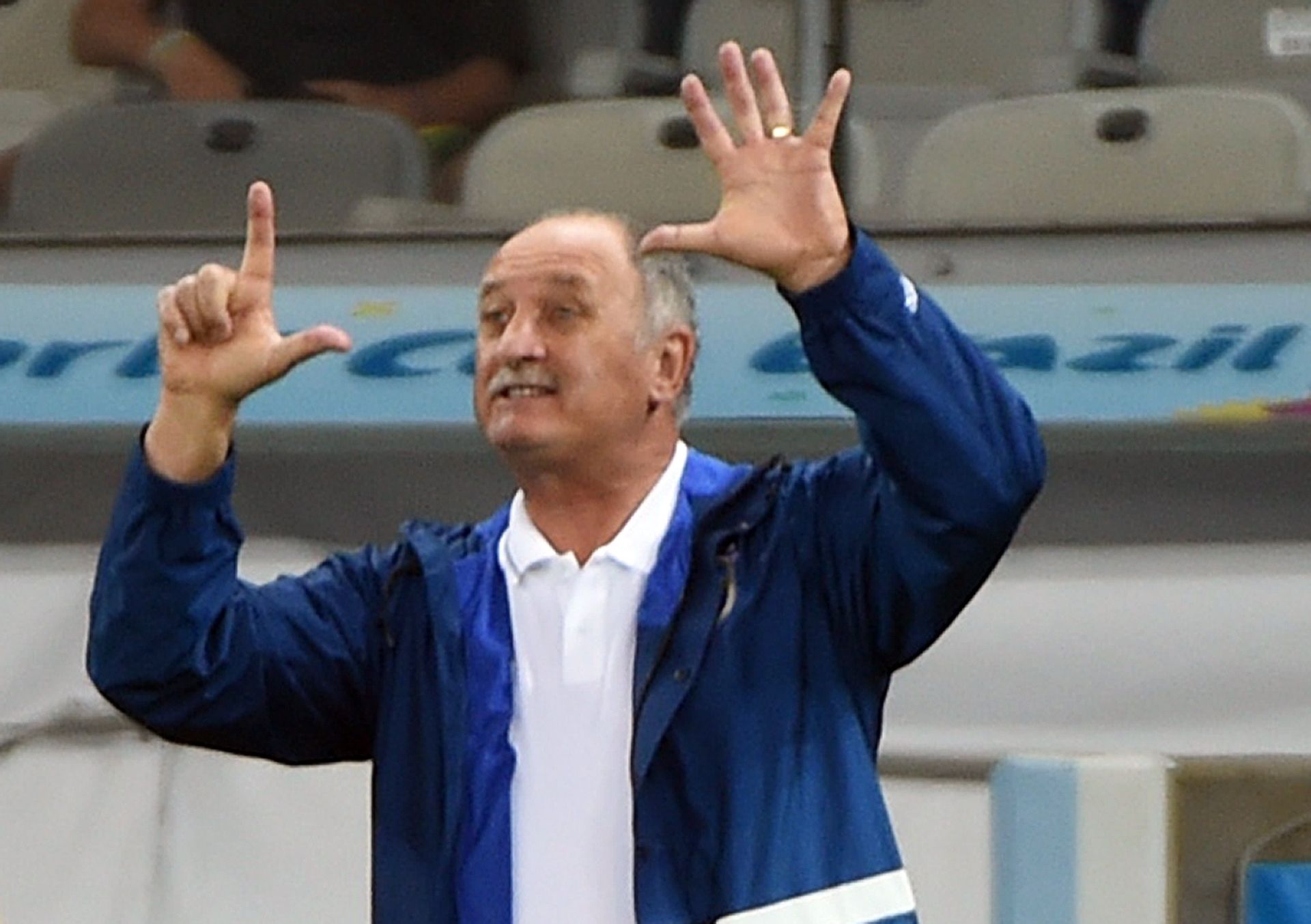 GALLERY ONLY Brazil x Germany World Cup 2014 Felipe Scolari