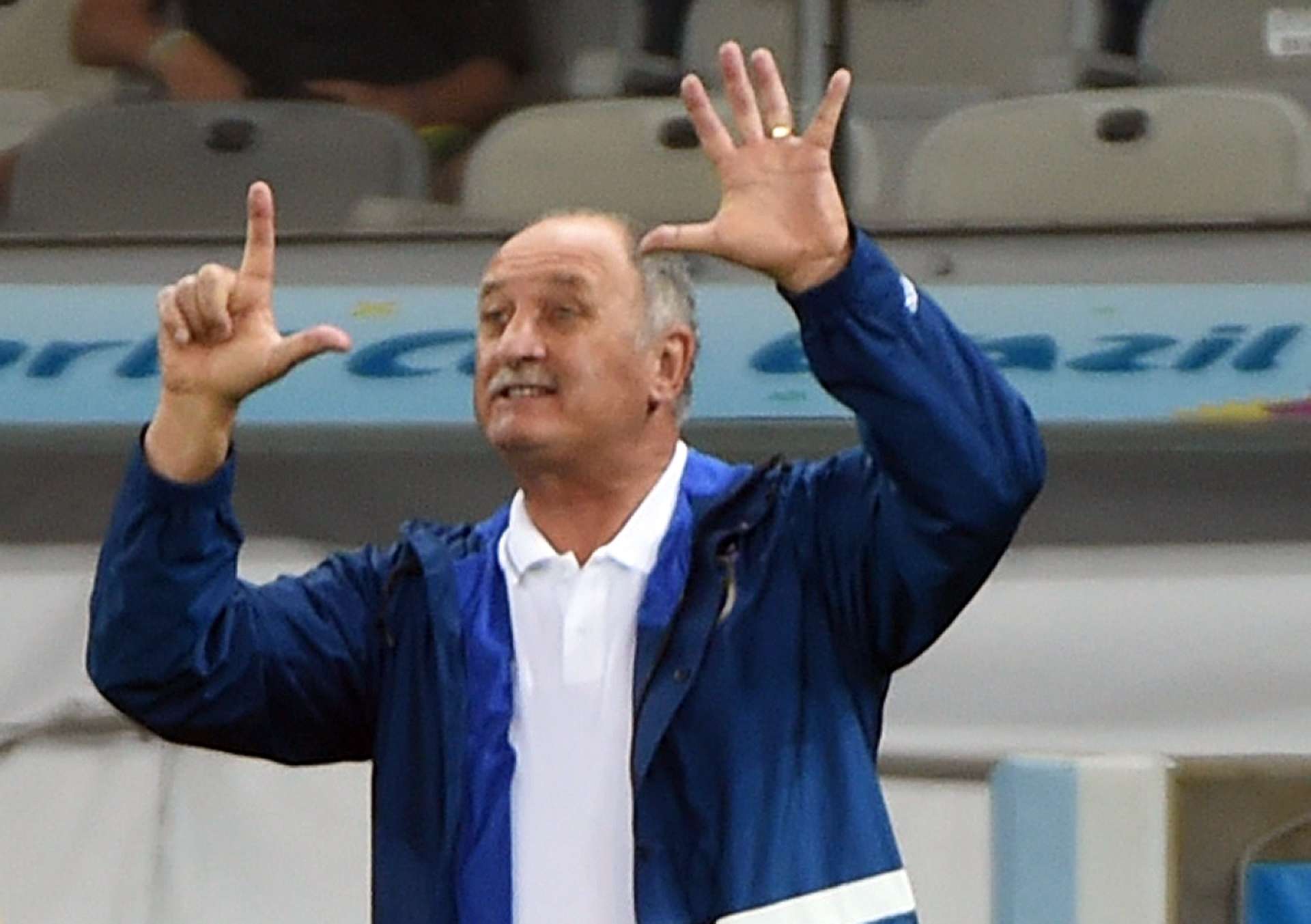 GALLERY ONLY Brazil x Germany World Cup 2014 Felipe Scolari