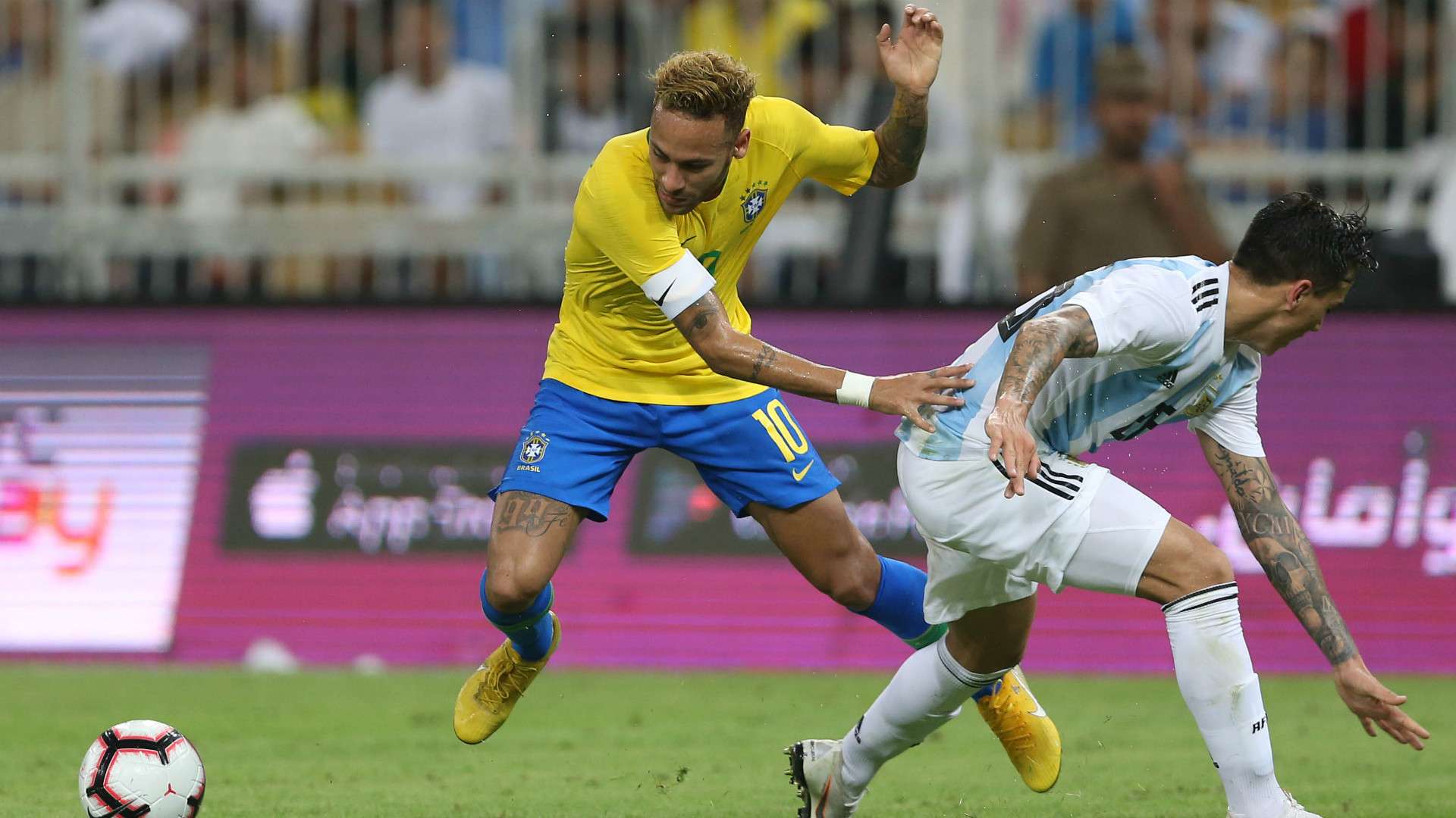 Neymar Brazil Argentina friendly