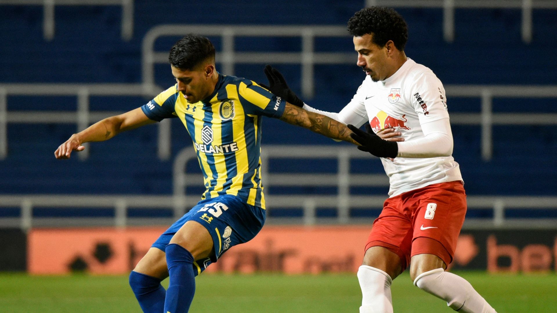 Pedro Ojeda, Lucas Evangelista, Rosario Central x RB Bragantino, Sul-Americana, 10082021