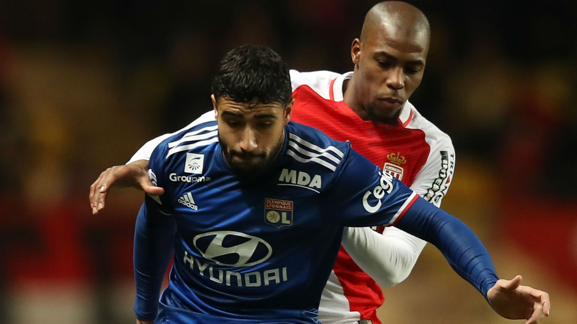 Nabil Fekir Djibril Sidibe Monaco Lyon Ligue 1 18122016