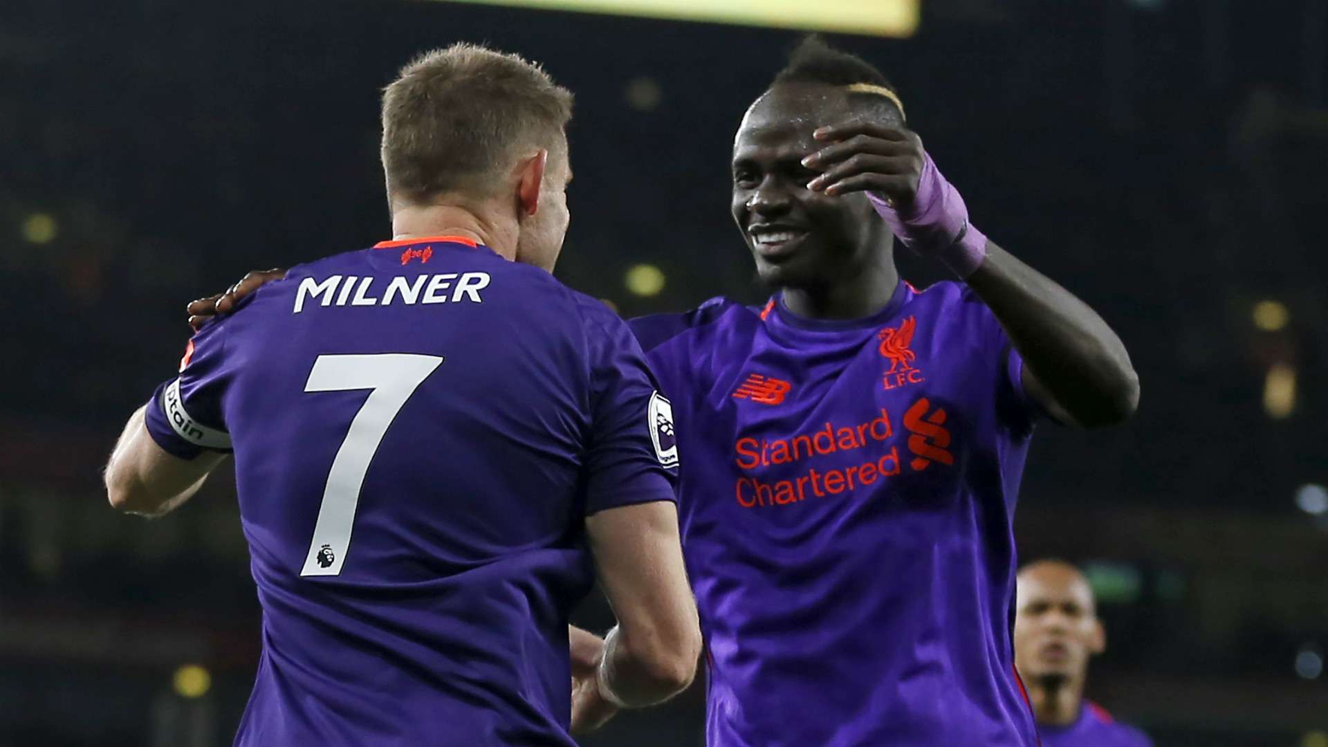 James Milner Sadio Mane Liverpool 2018-19