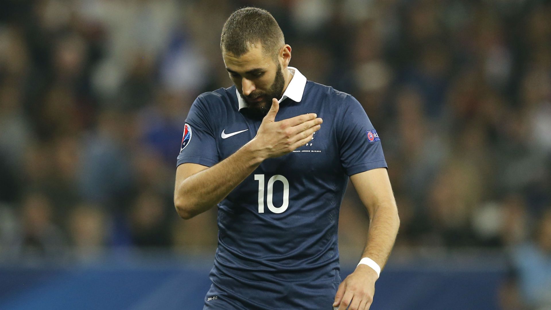 Karim Benzema France v Armenia International friendly 08102015