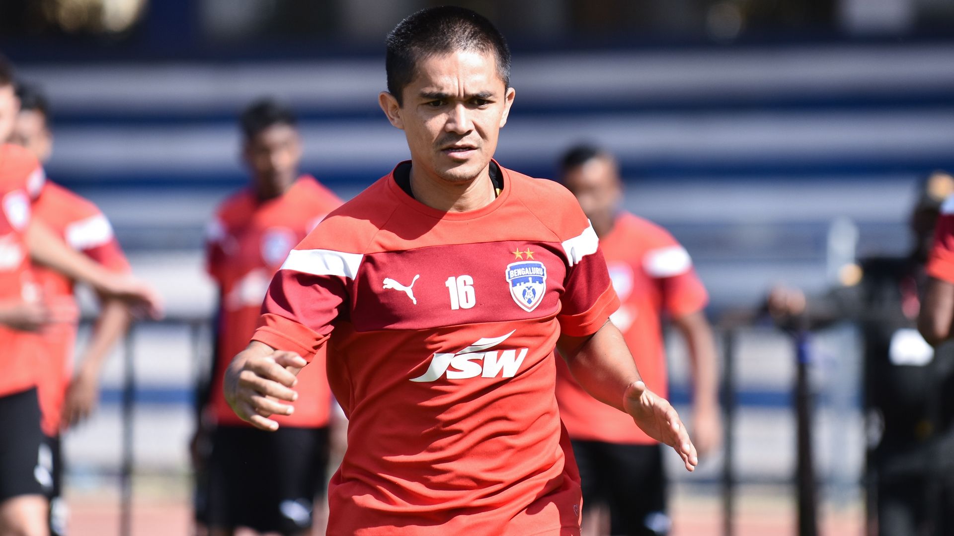 Sunil Chhetri Bengaluru FC practice session