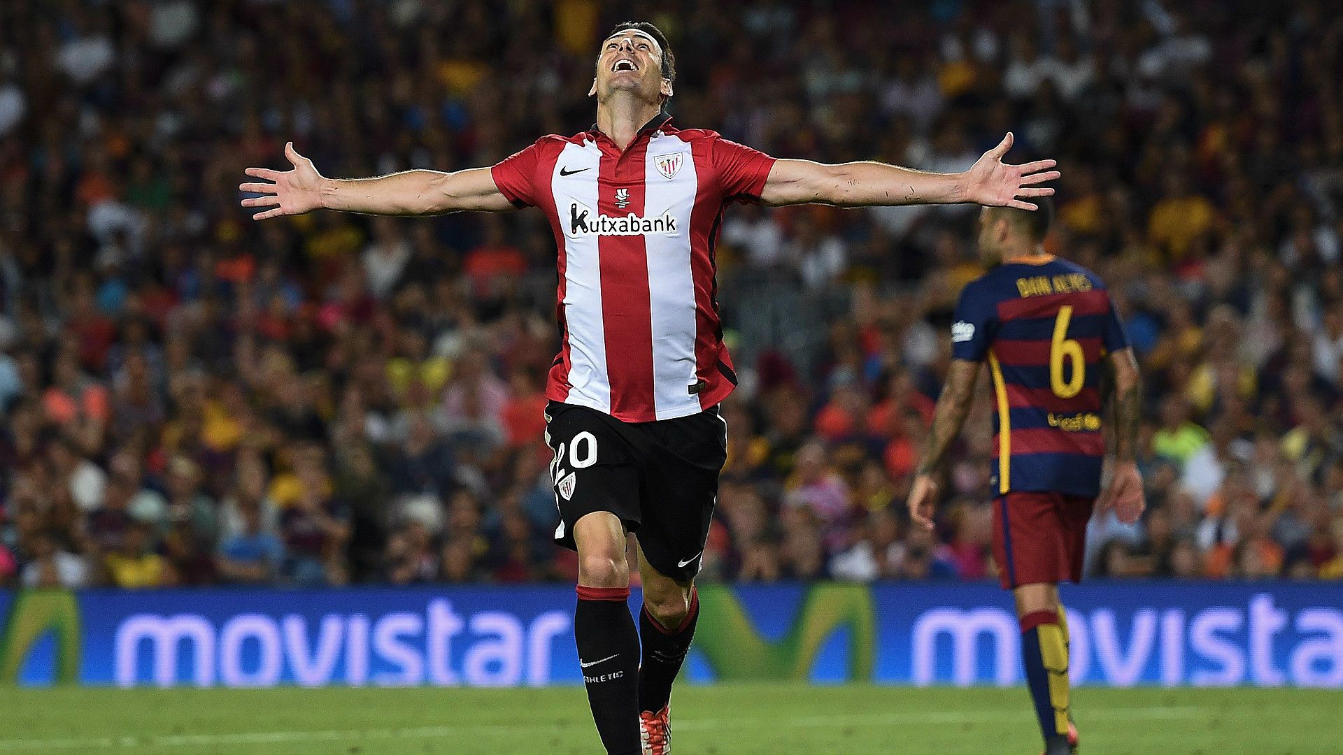 Aritz Aduriz Barcelona Athletic Bilbao Supercopa 17082015