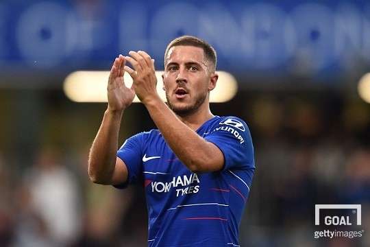 첼시FC 소속 축구선수 에당 아자르. 사진=게티이미지