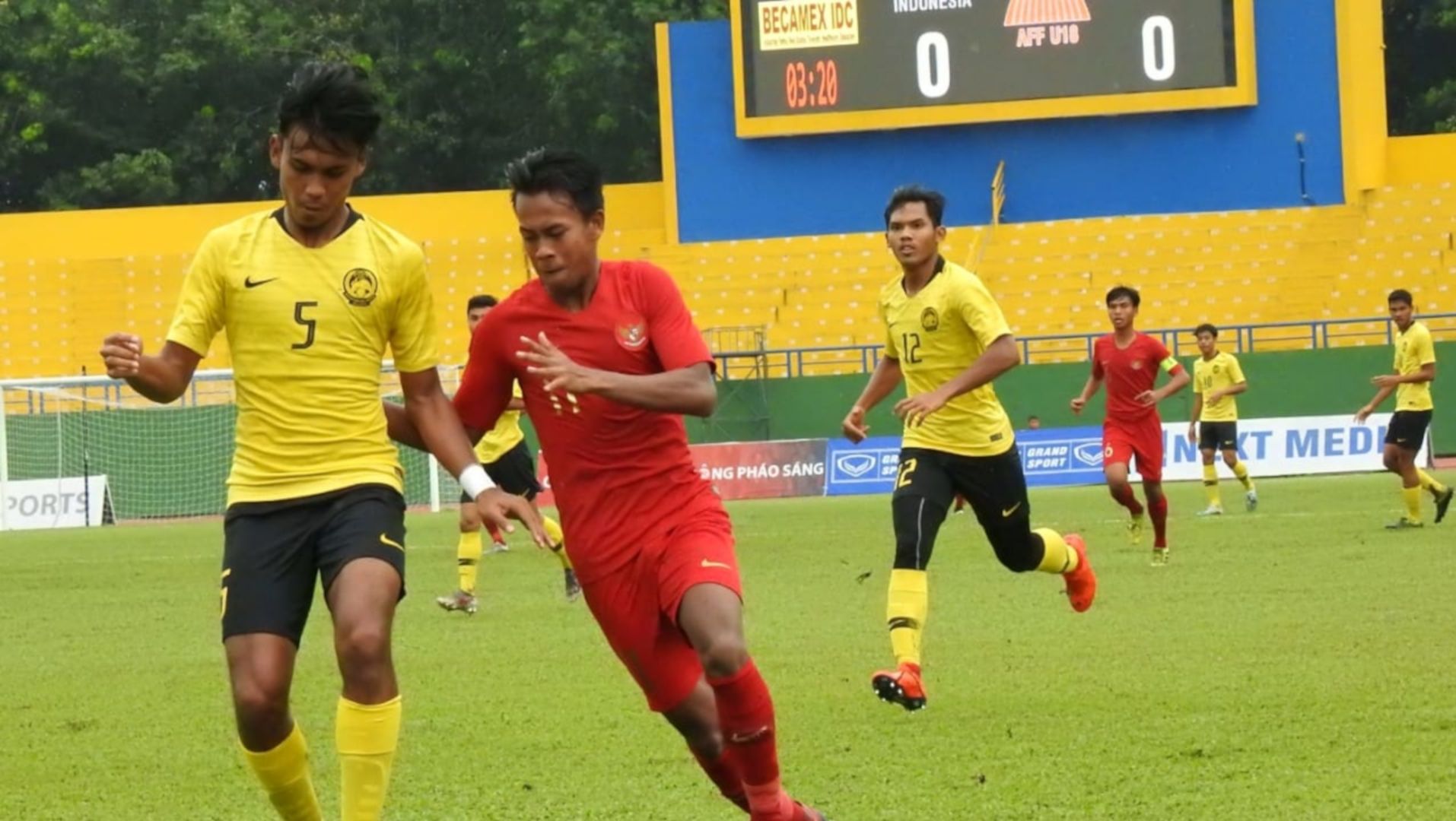 Timnas Indonesia U-18 vs Malaysia U-18 - Piala AFF U-18 2019