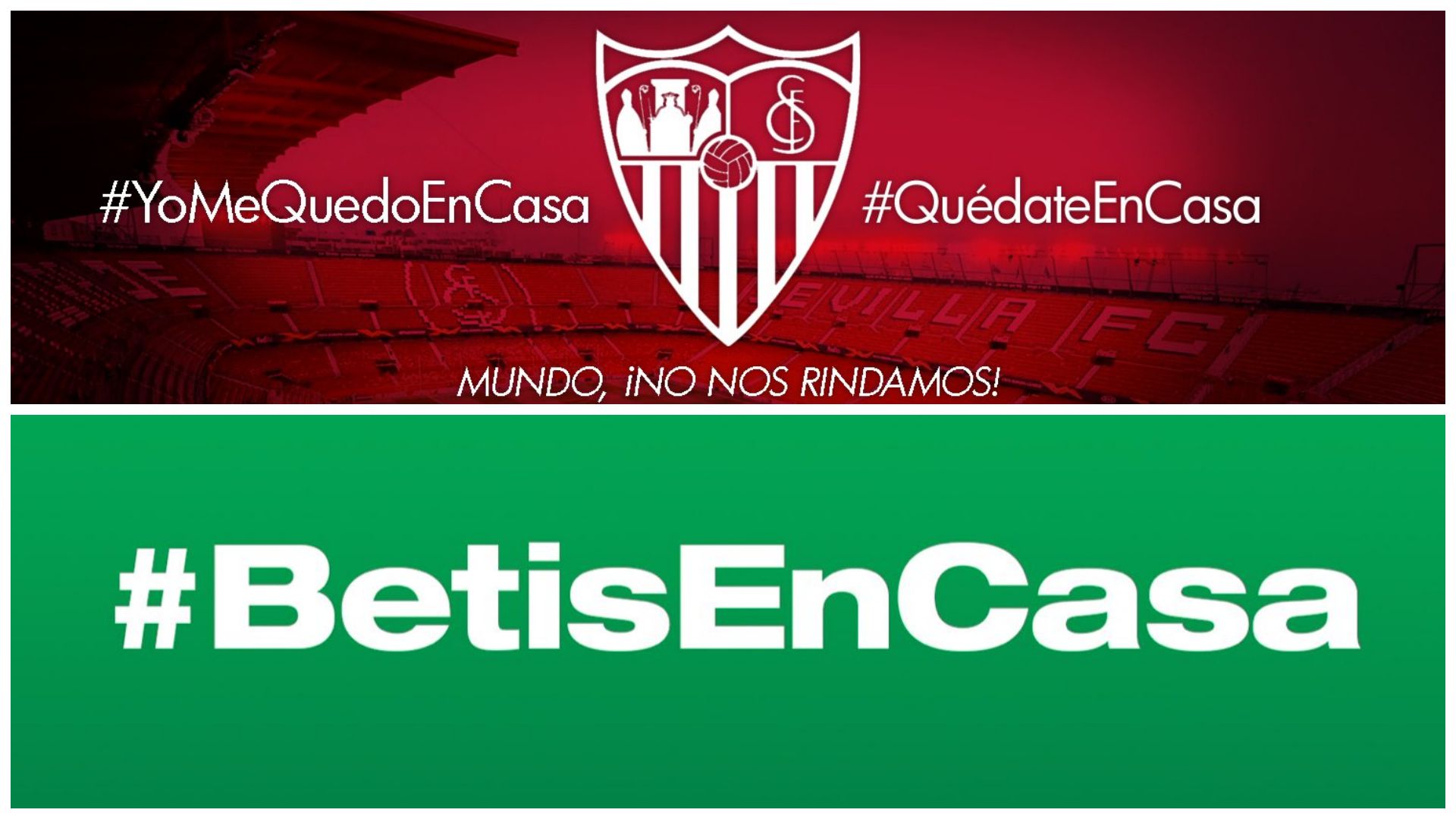 Sevill y Betis en casa