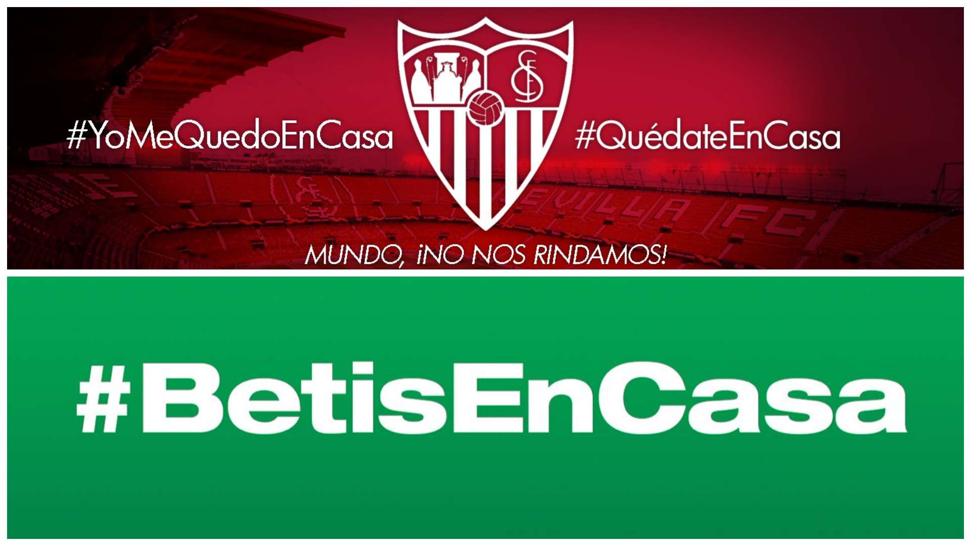 Sevill y Betis en casa