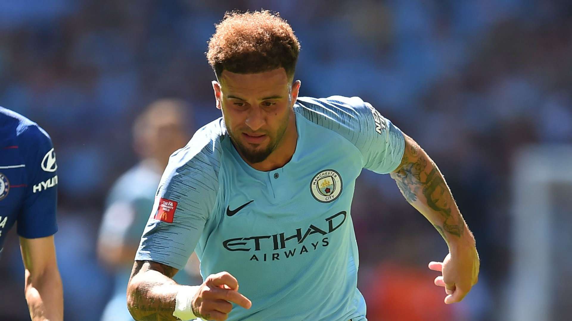 Kyle Walker Chelsea Manchester City Community Shield 2018-19