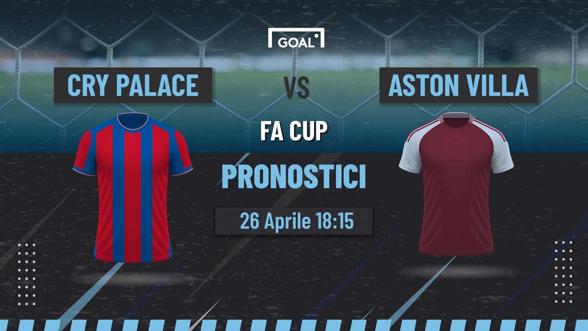 pronostici Crystal Palace-Aston Villa