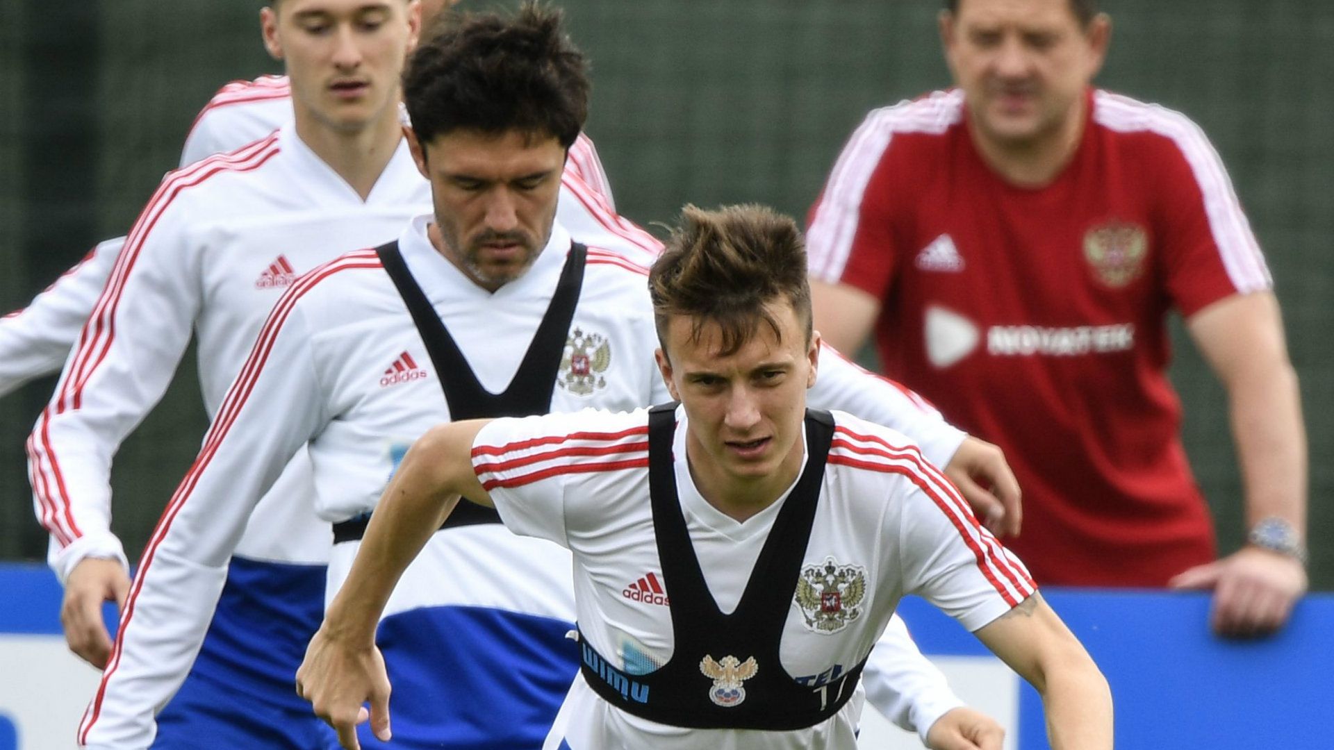 Aleksandr Golovin Russia training World Cup 2018