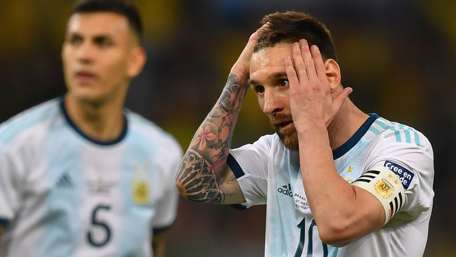 Lionel Messi Argentina Brazil