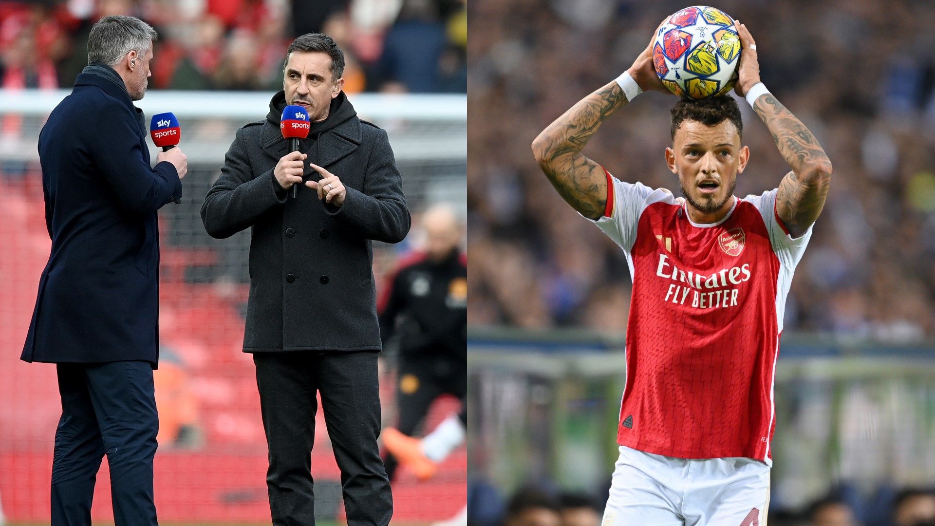 Gary Neville Jamie Carragher Ben White