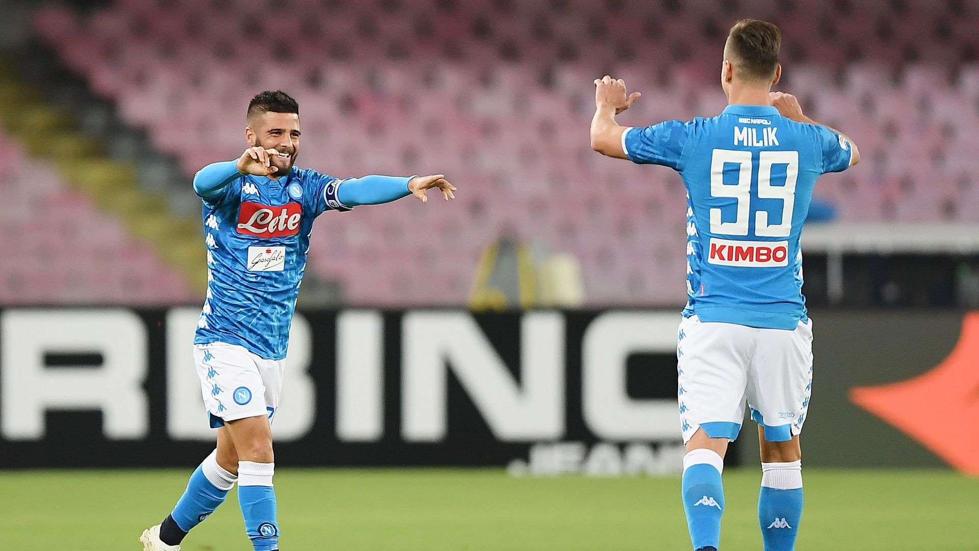 Arkadiusz Milik Lorenzo Insigne Napoli Parma Serie A