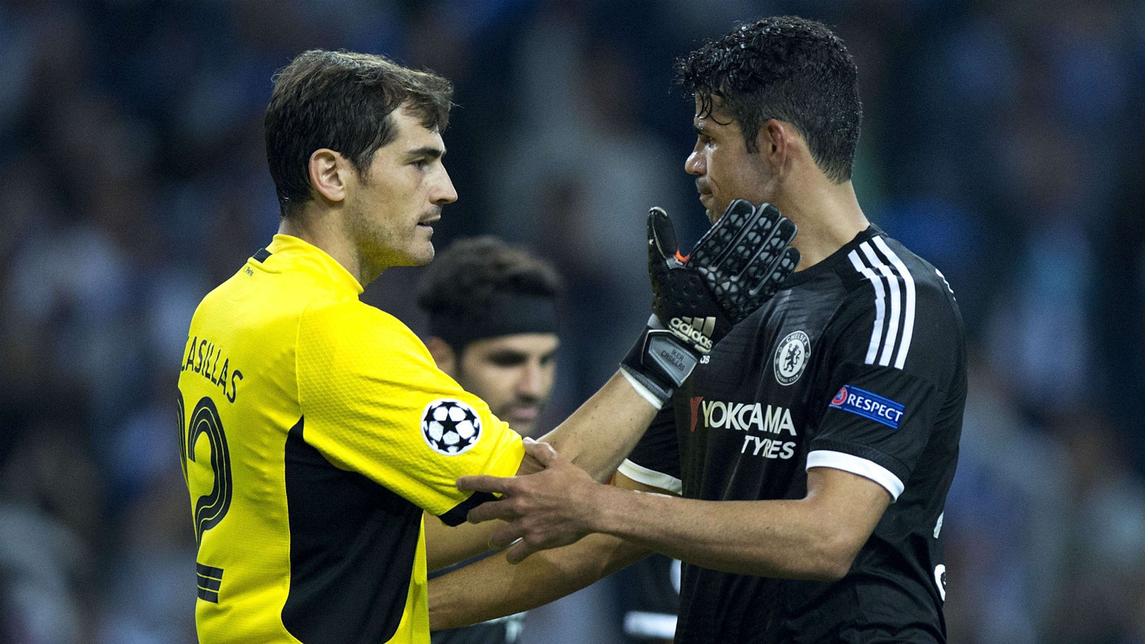 Iker Casillas Diego Costa Porto Chelsea Champions League 29092015