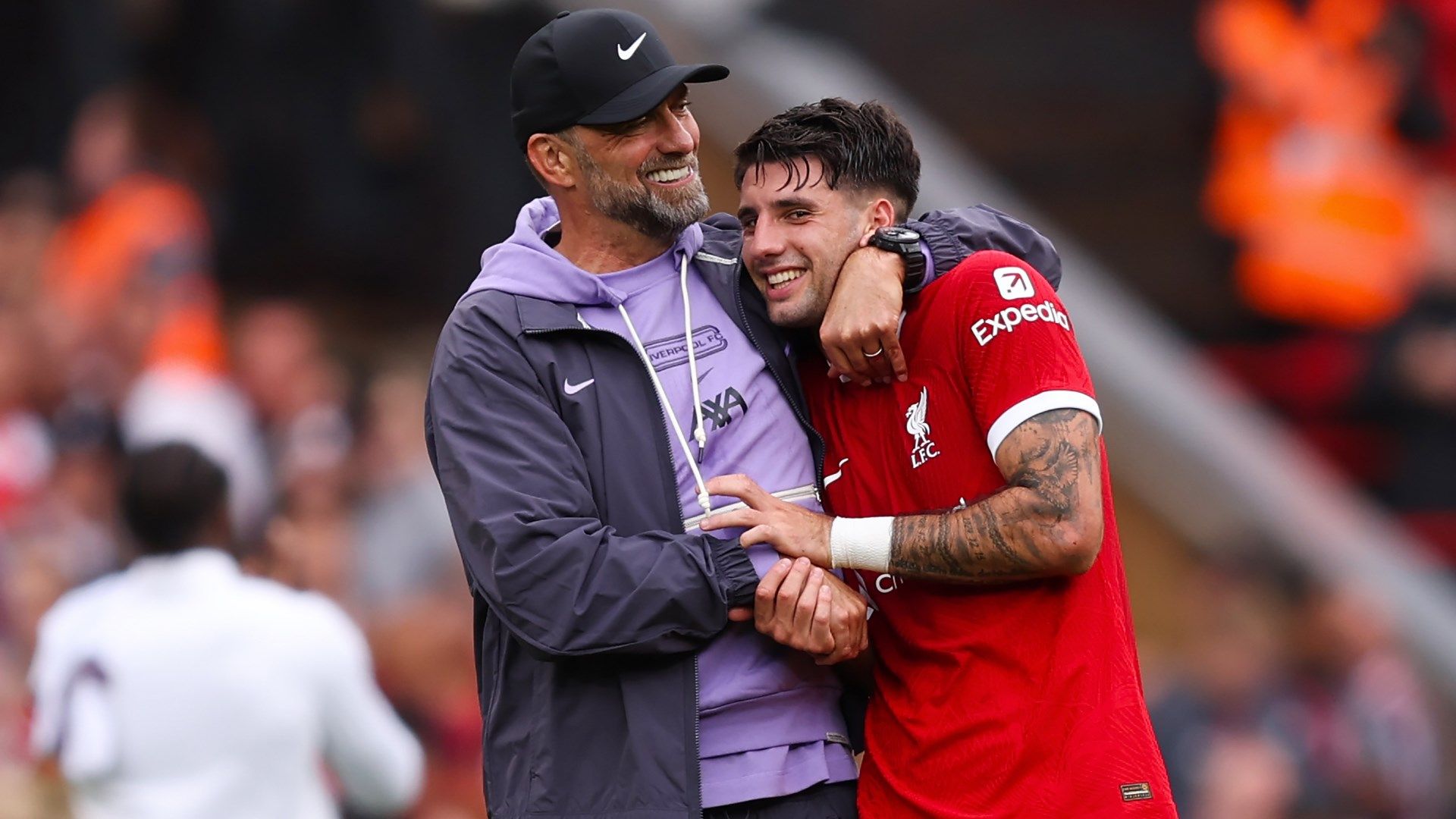 Jurgen Klopp Dominik Szoboszlai Liverpool 2023-24 Premier League