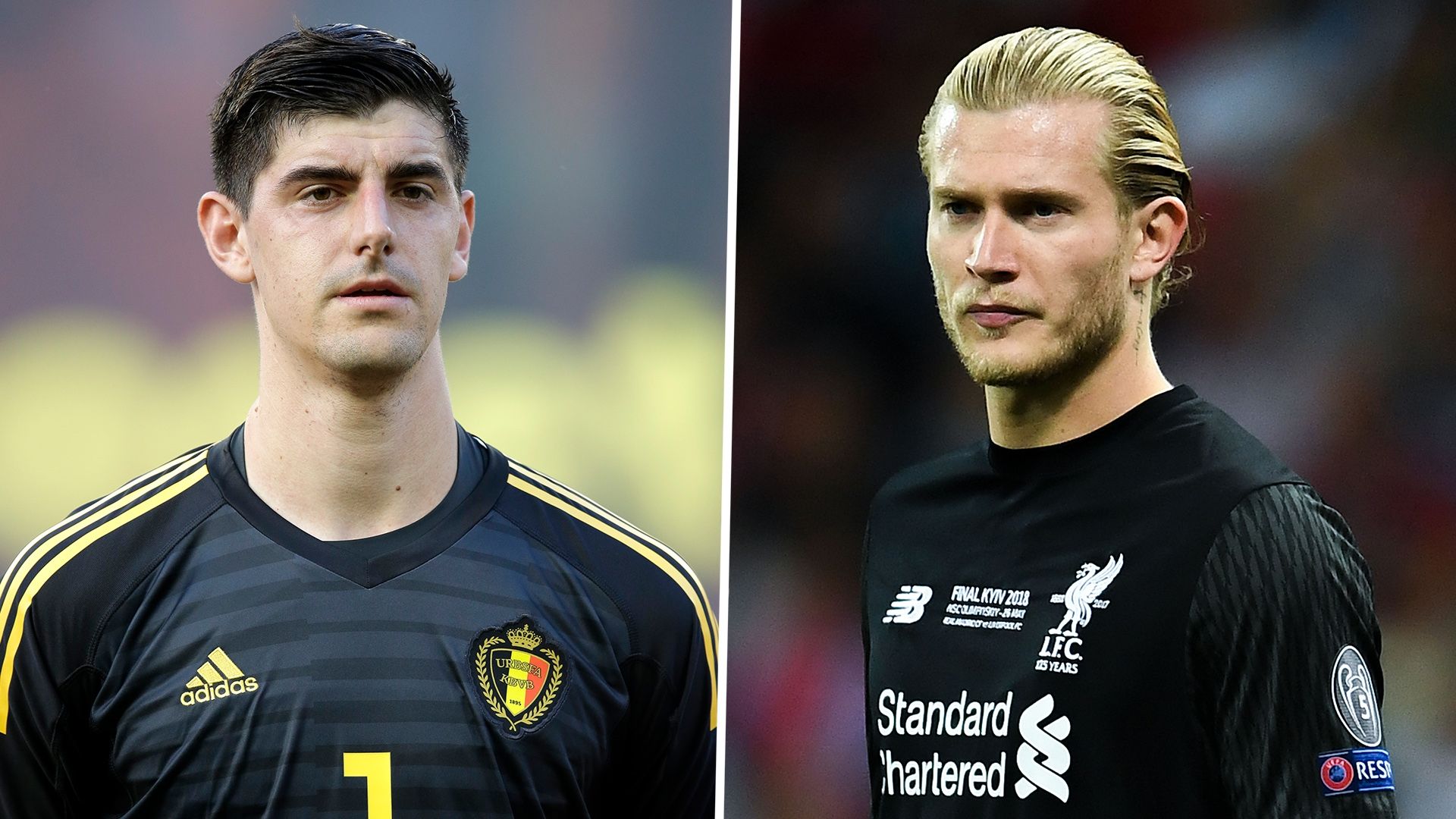 Thibaut Courtois Loris Karius 2017-18