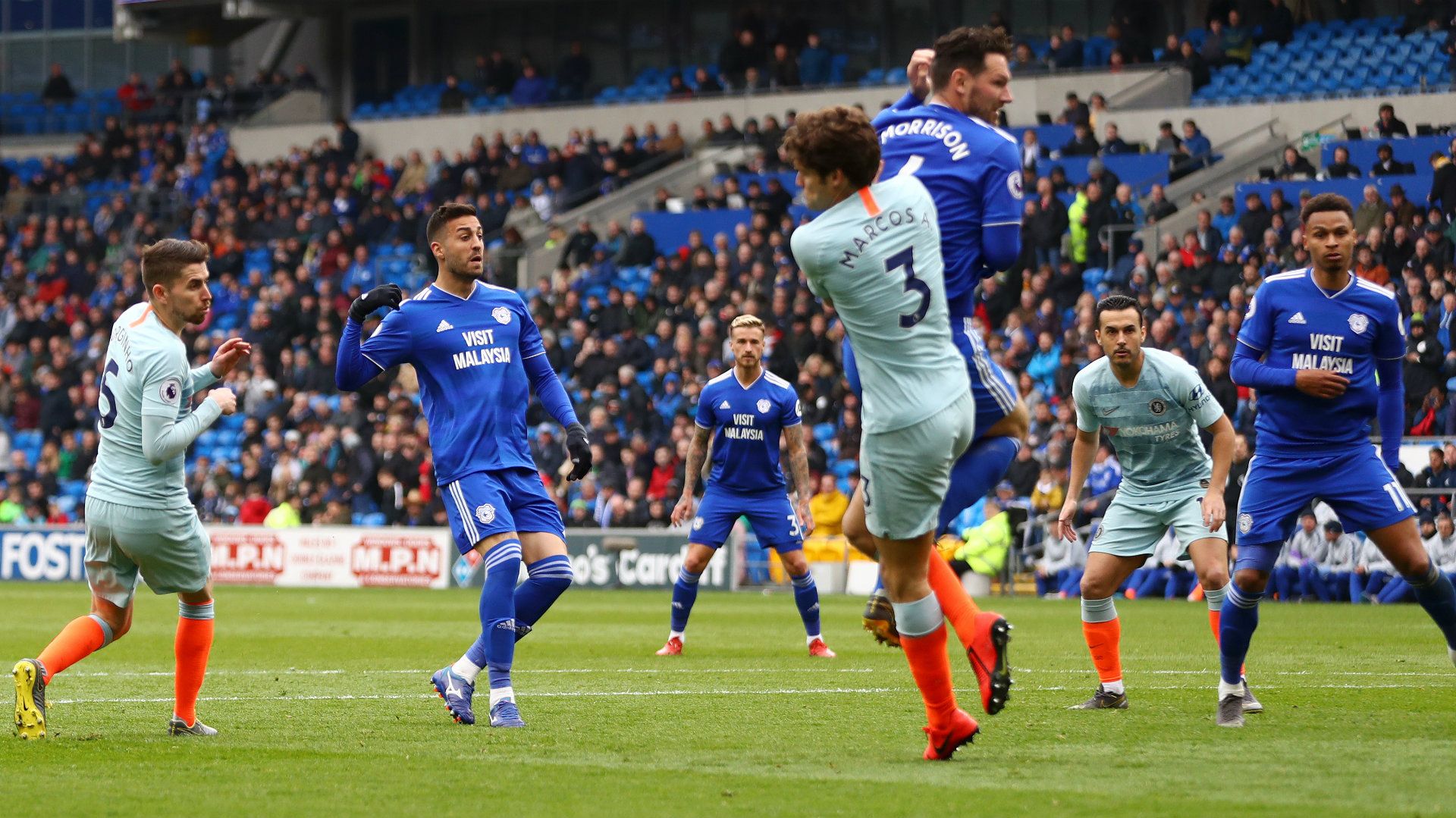 Victor Camarasa Cardiff vs Chelsea Premier League 2018-19