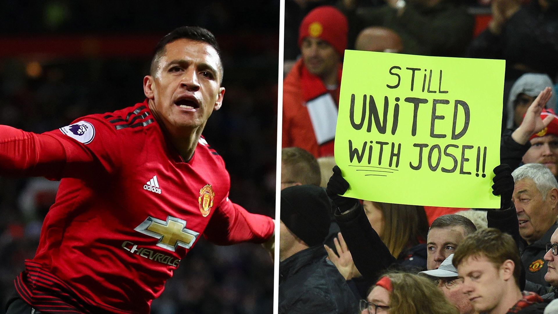 Alexis Sanchez Jose Mourinho sign split