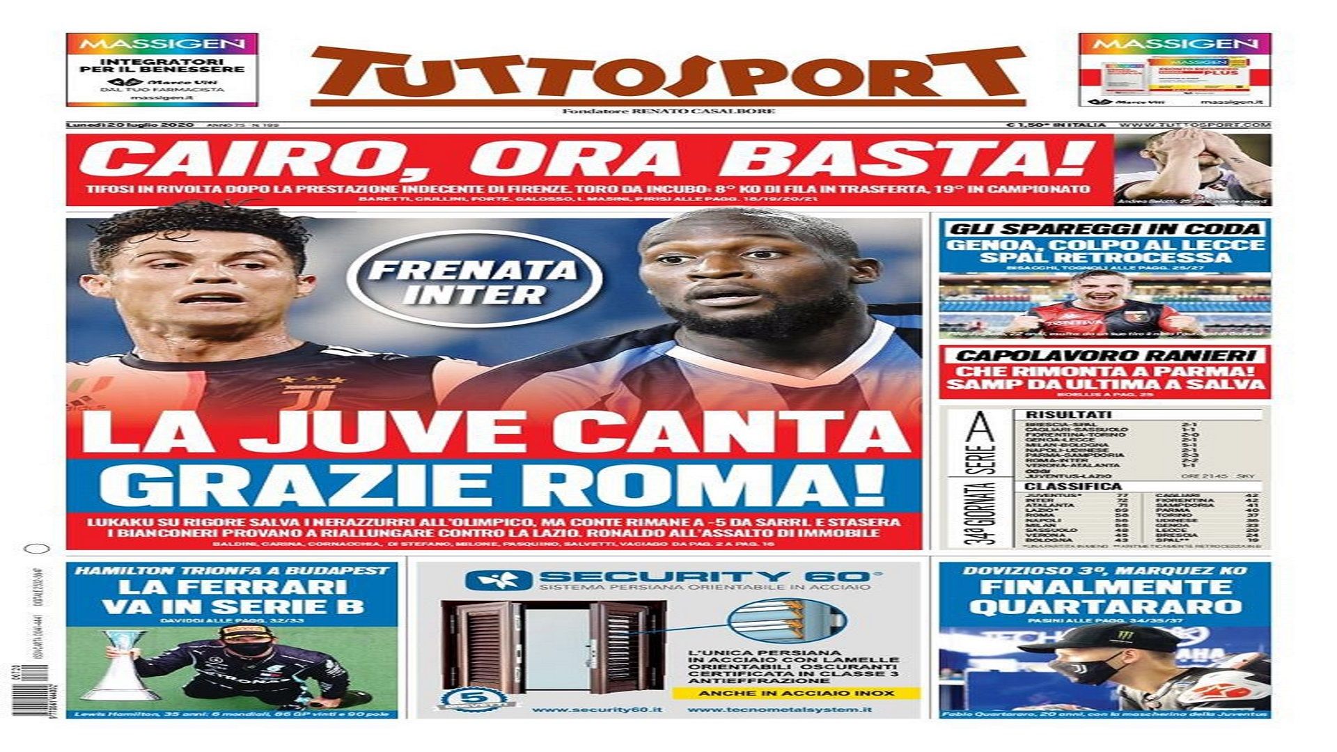 20 July embed only Tuttosport