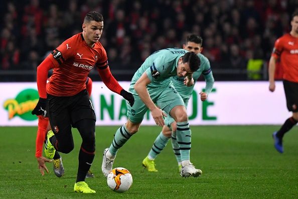 Hatem Ben Arfa Rennes Arsenal Europa League