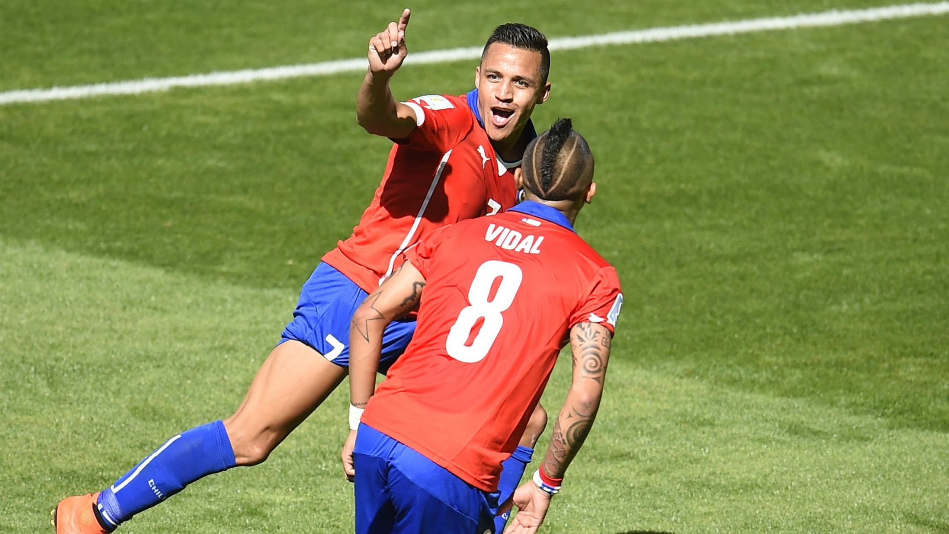 Alexis Sanchez Arturo Vidal Chile