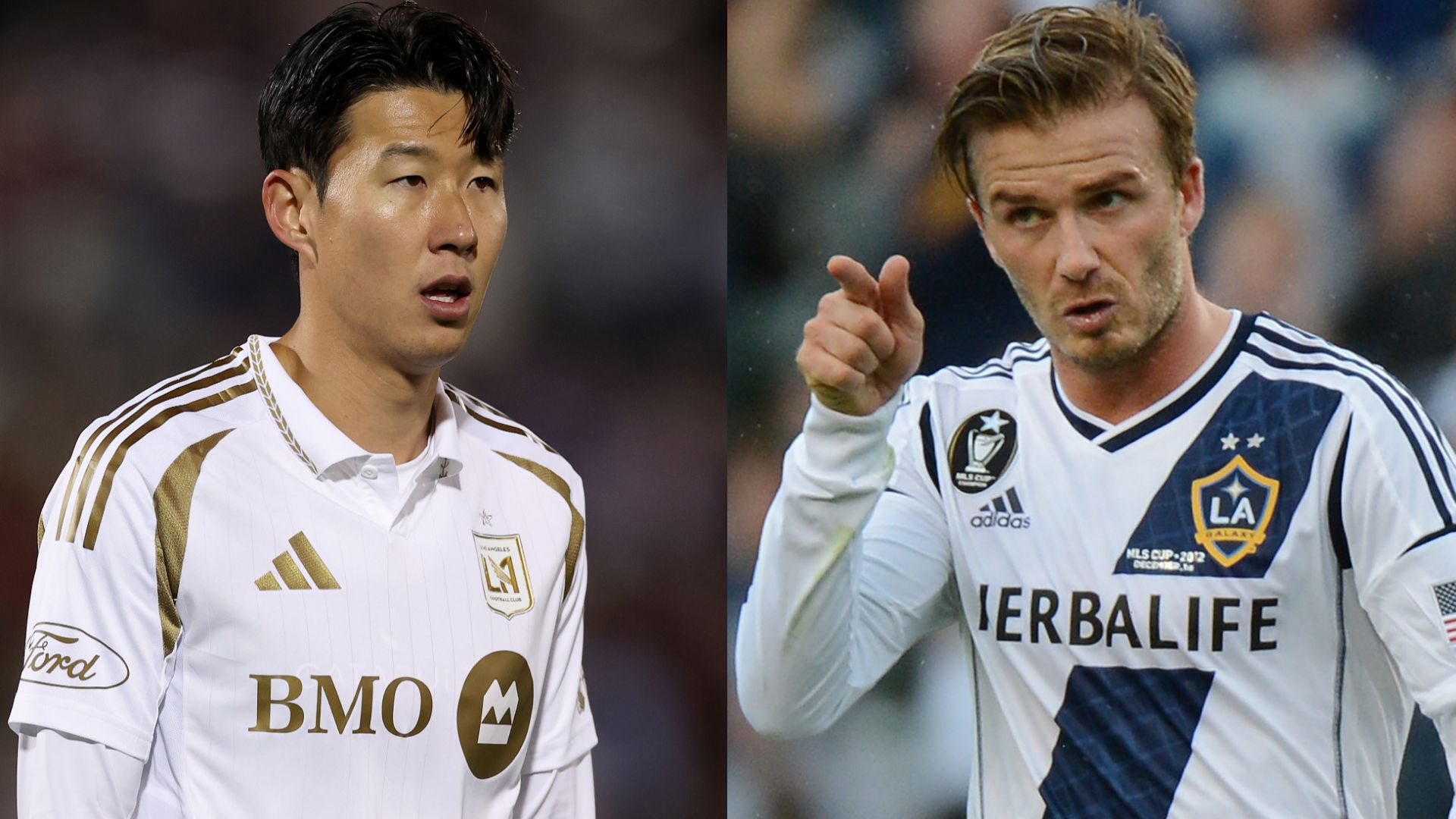 Heung-min Son David Beckham LAFC LA Galaxy