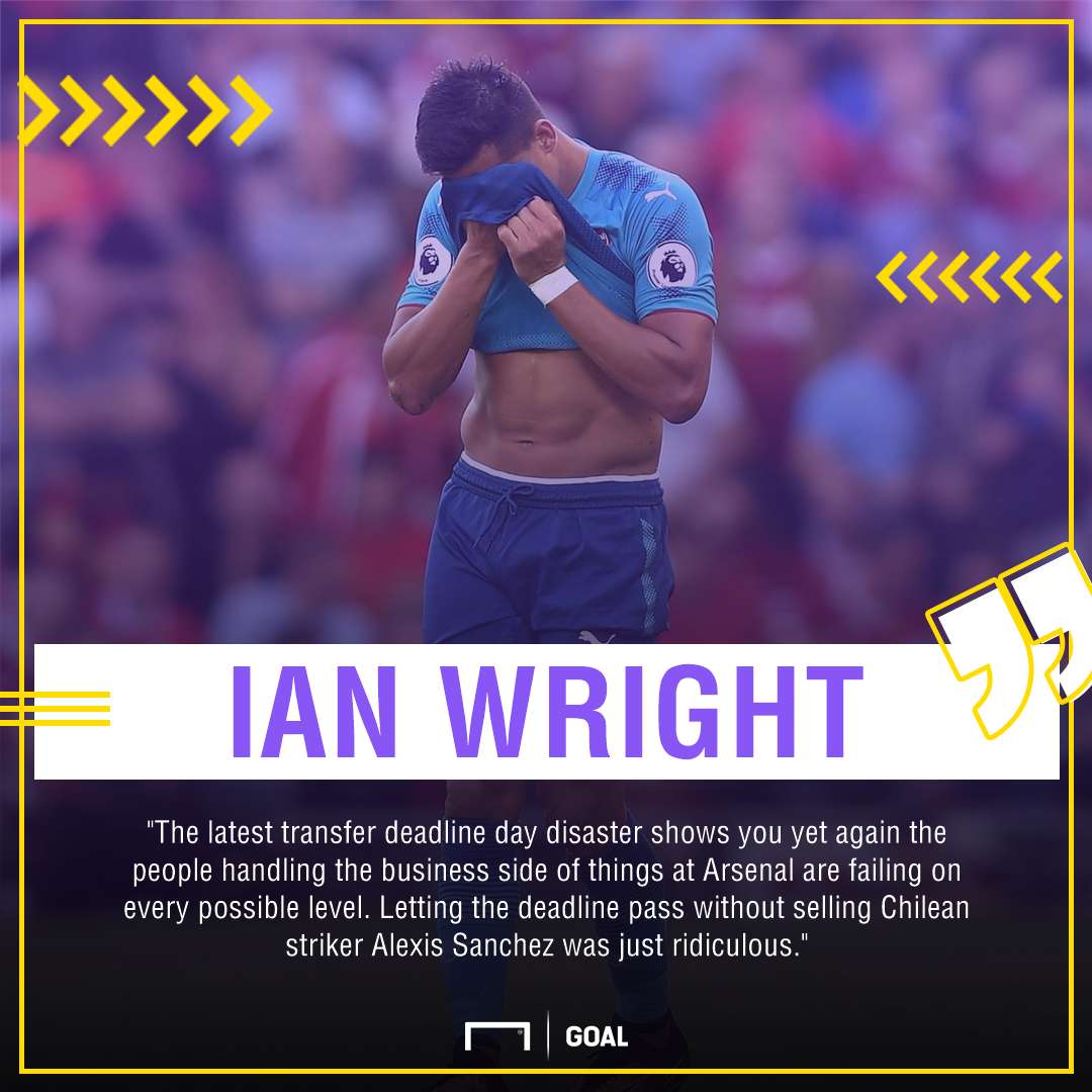 Ian Wright Arsenal Alexis Sanchez