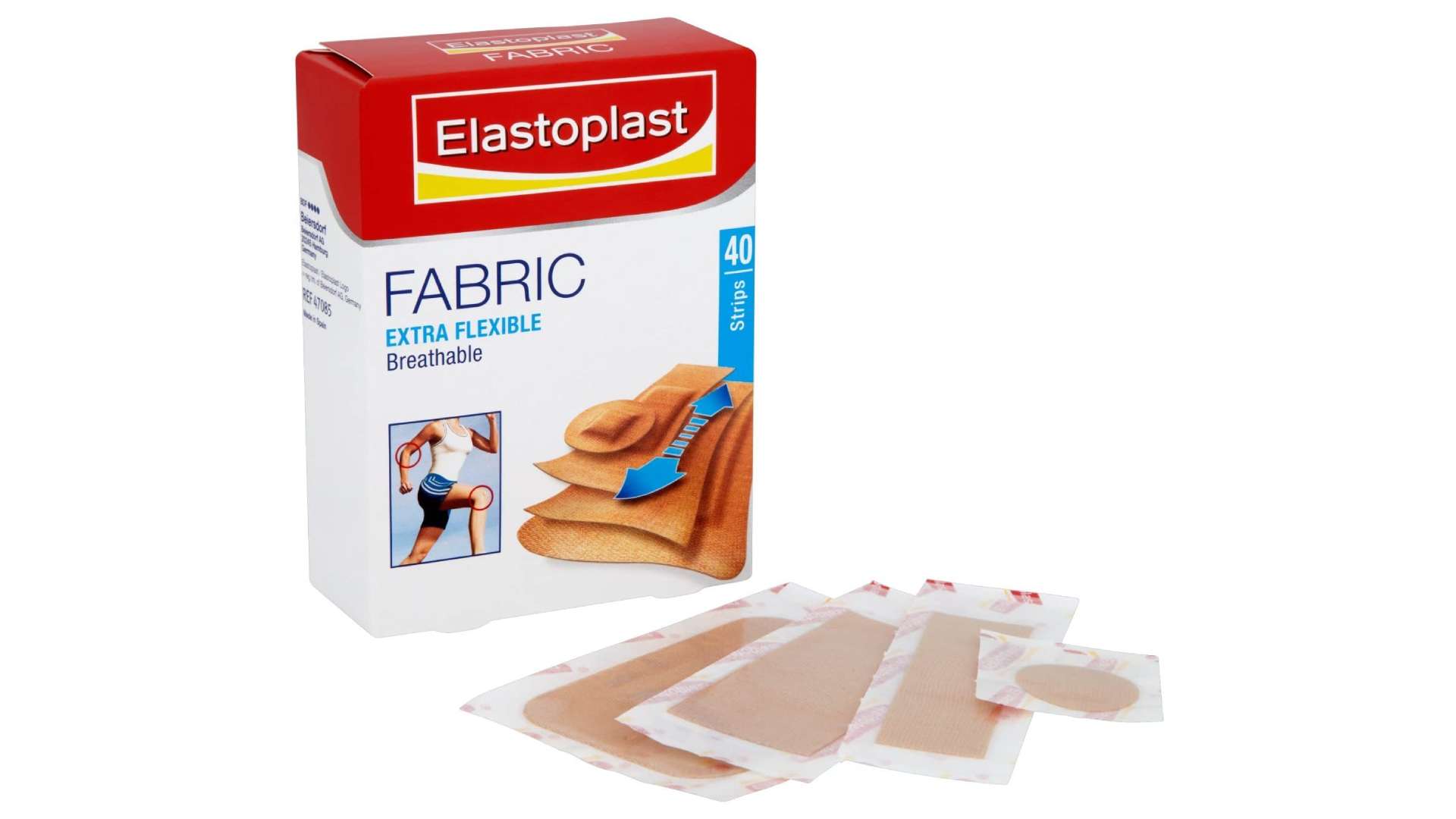 Elastoplast Fabric Extra Flexible Breathable Plasters