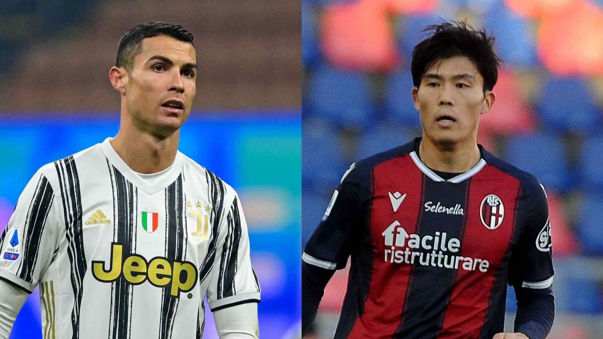 Cristiano Ronaldo Juventus Tomiyasu Bologna 2020-21