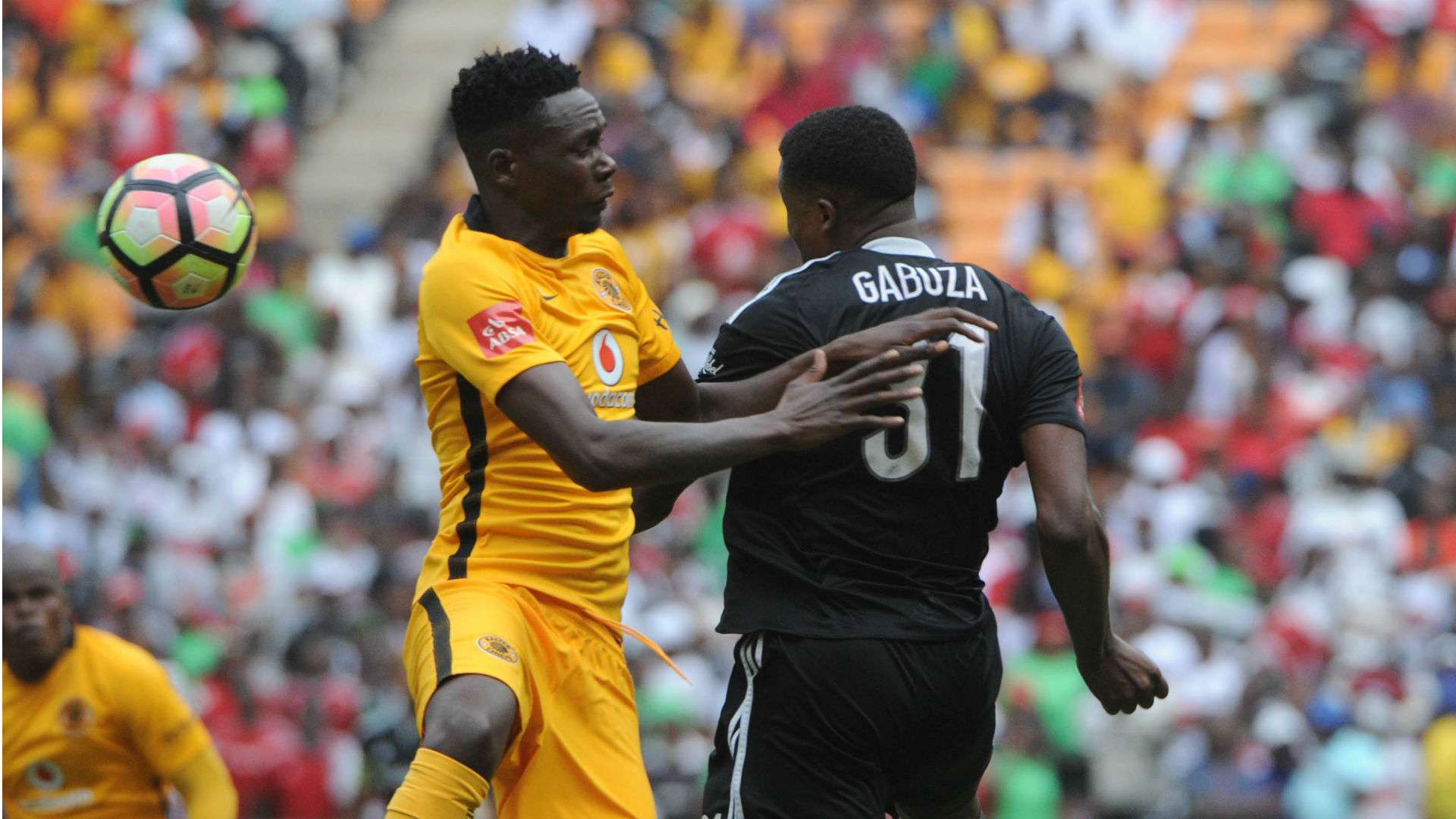 Eric Mathoho and Thamsanqa Gabuza - Kaizer Chiefs v Orlando Pirates