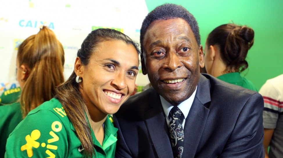 Marta e Pelé