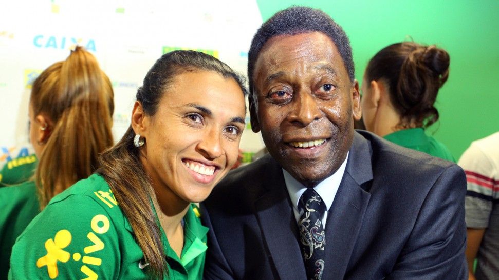 Marta e Pelé