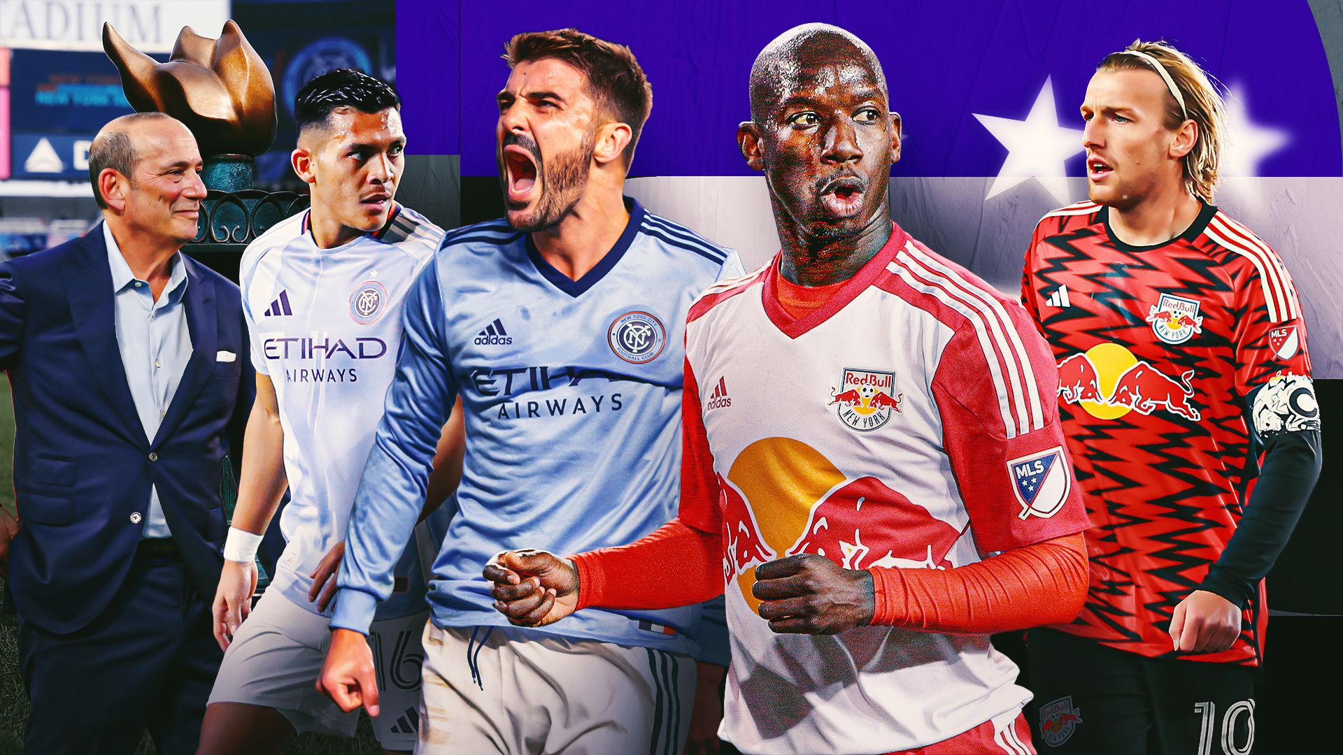 'A rivalry that is not manufactured' - NYCFC, New York Red Bulls Hudson River Derby hasn't reached the heights MLS hoped, but fans fight to keep it relevant | Goal.com UK