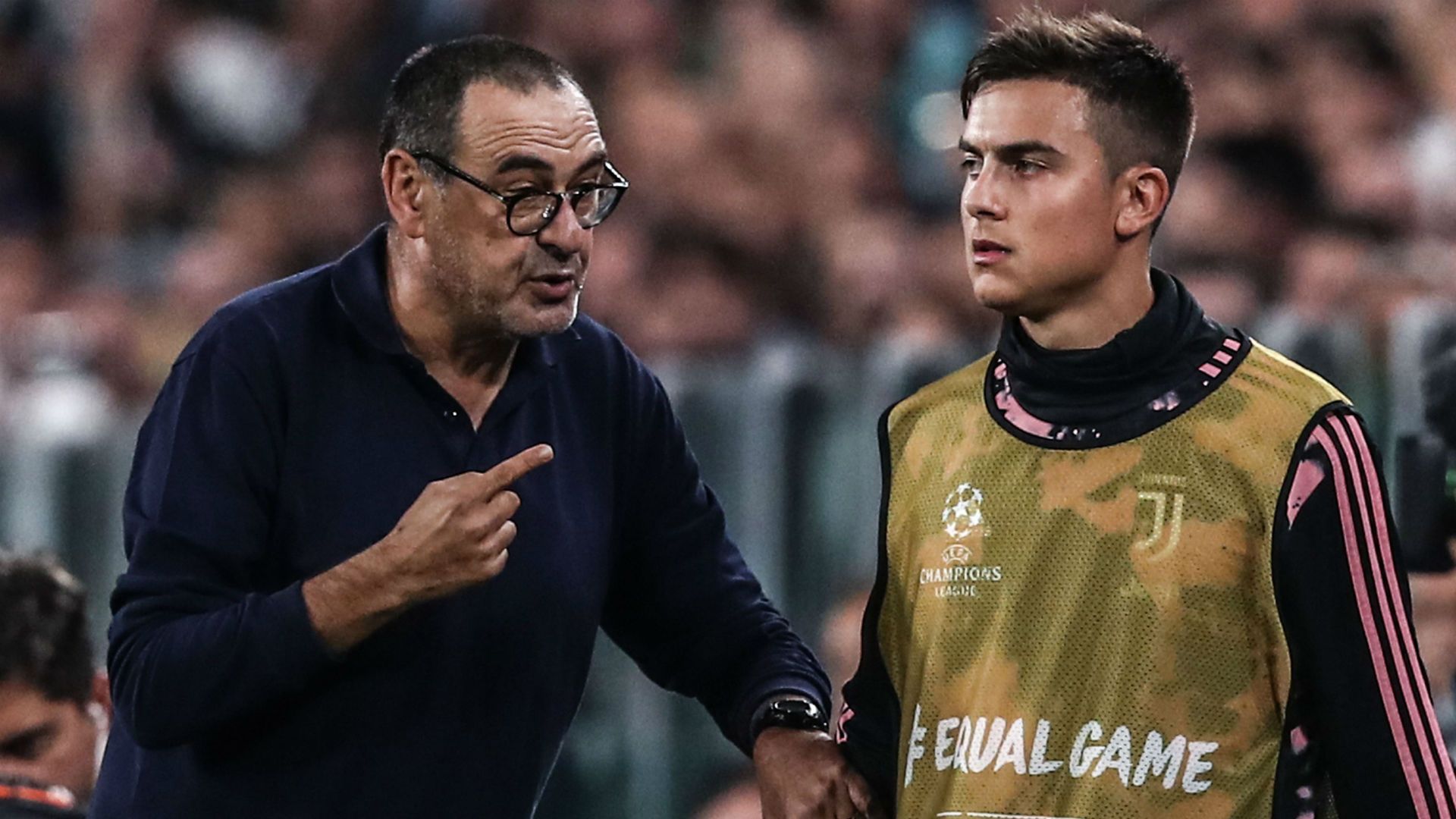 Maurizio Sarri Paulo Dybala Juventus