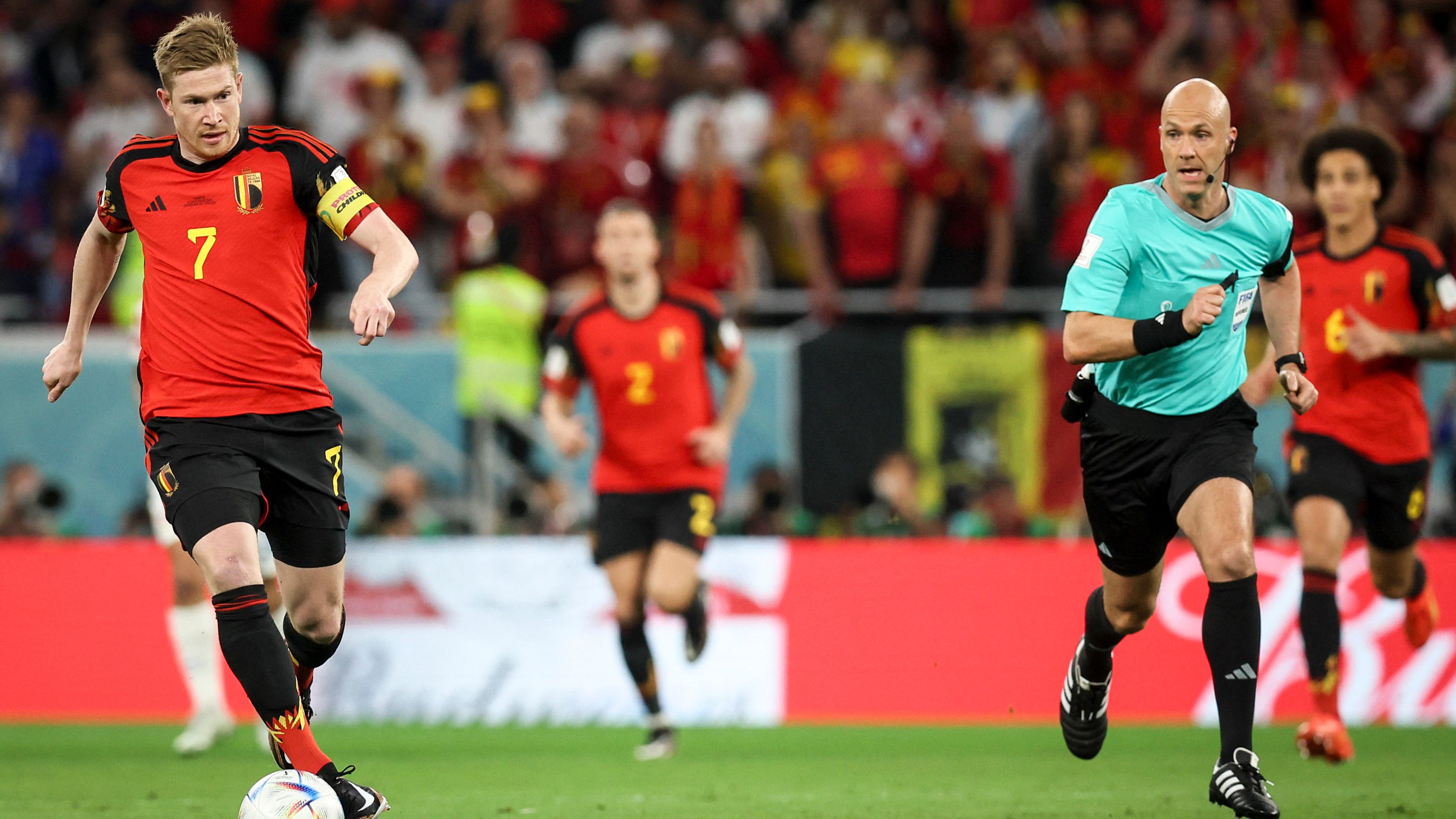 Anthony Taylor Belgium x Croatia 2022