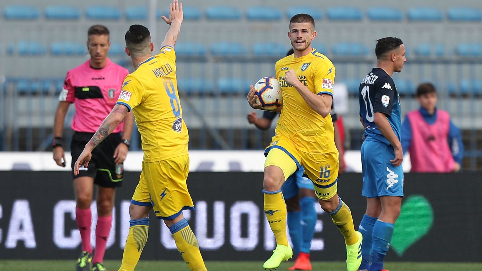 Luca Valzania Empoli Frosinone Serie A