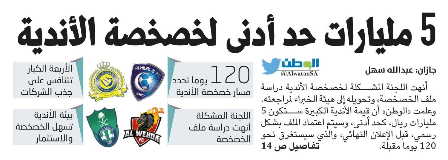 الوطن - الصحف السعودية 3 مايو